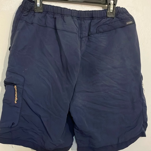 Woolrich swim trunks with lots of pockets Large Men's Navy Blue Shorts - Picture 4 of 8